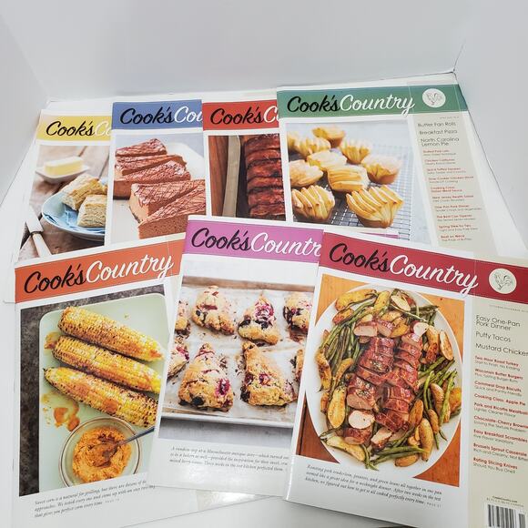 Cook's Country Magazine 2015 LOT of 7 Cooking Recipes - Picture 2 of 16